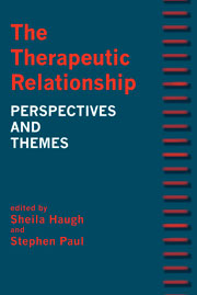 The Therapeutic Relationship: perspectives and themes