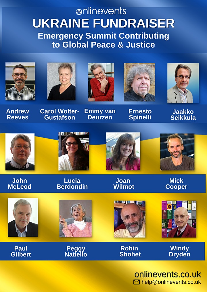 UKRAINE FUNDRAISER: Emergency Summit Contributing to Global Peace & Justice
