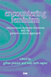 Encountering Feminism: Intersections between feminism and the person-centred approach