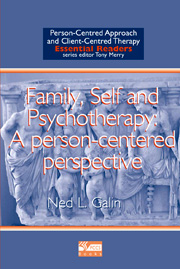 Family, Self and Psychotherapy: A person-centered perspective